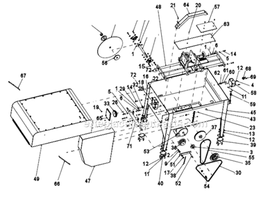 Page A Diagram and Parts List for HP24  Barranca Diamond Brick Saw